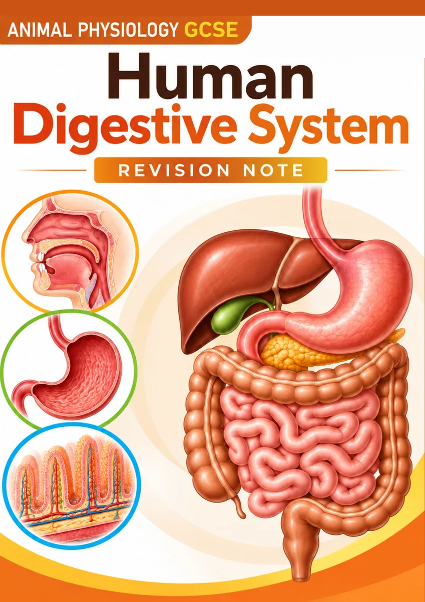 GCSE Human Digestive System: Revision Notes cover