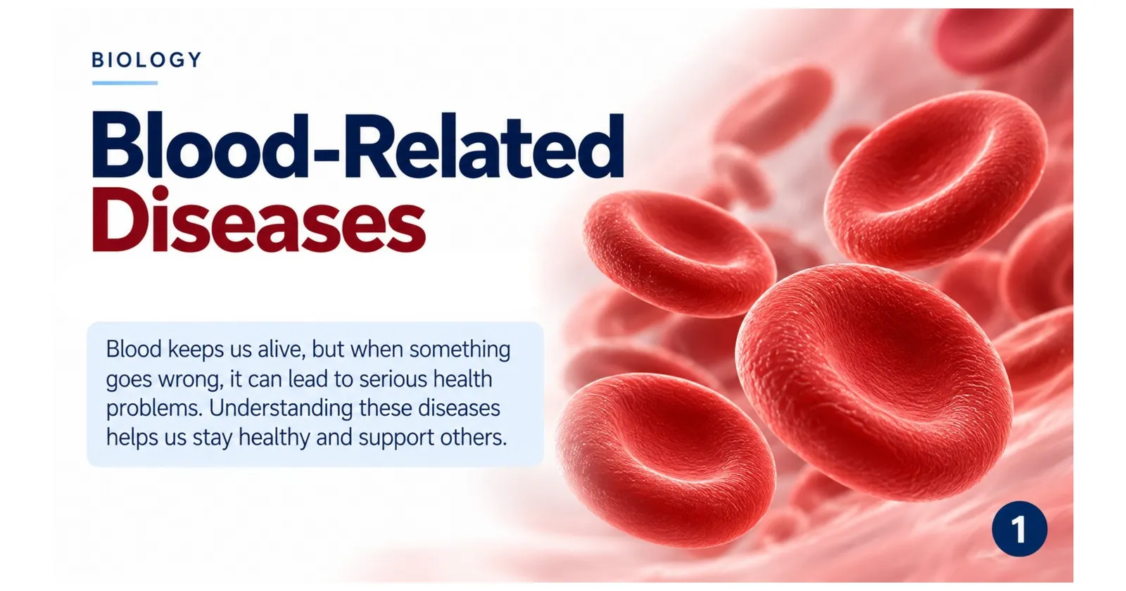 Blood-related diseases: blood keeps us alive, and problems with it can lead to serious health conditions