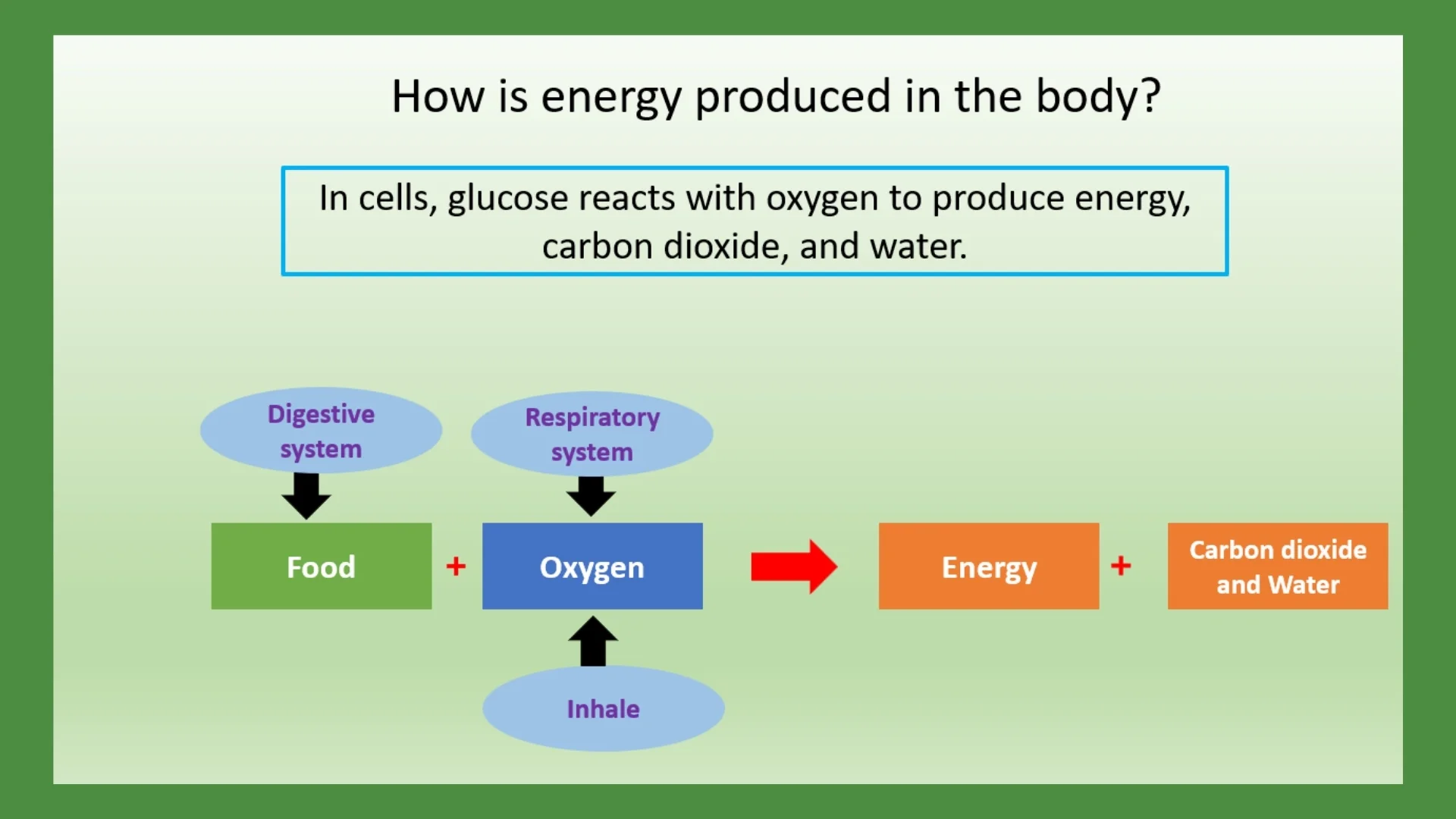 How is energy produced?
