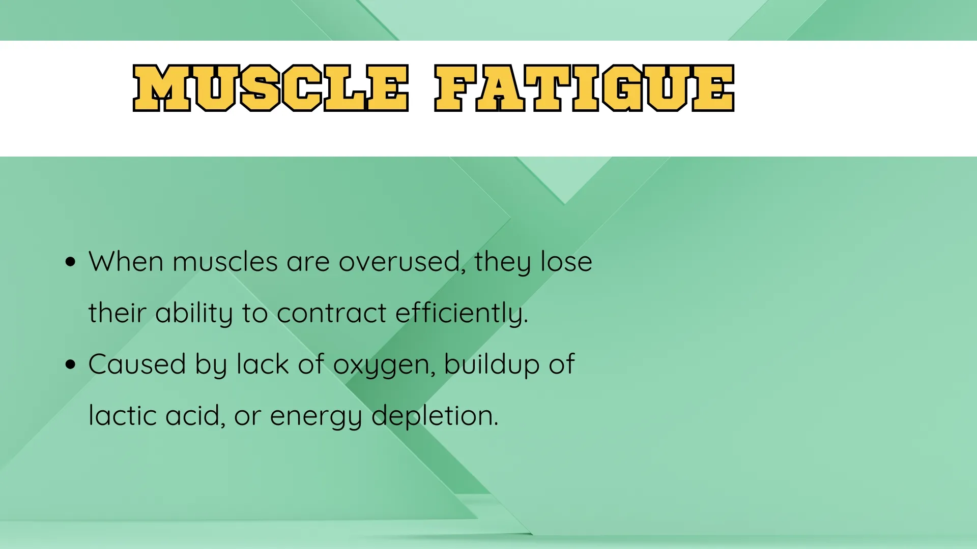 Muscle Fatigue