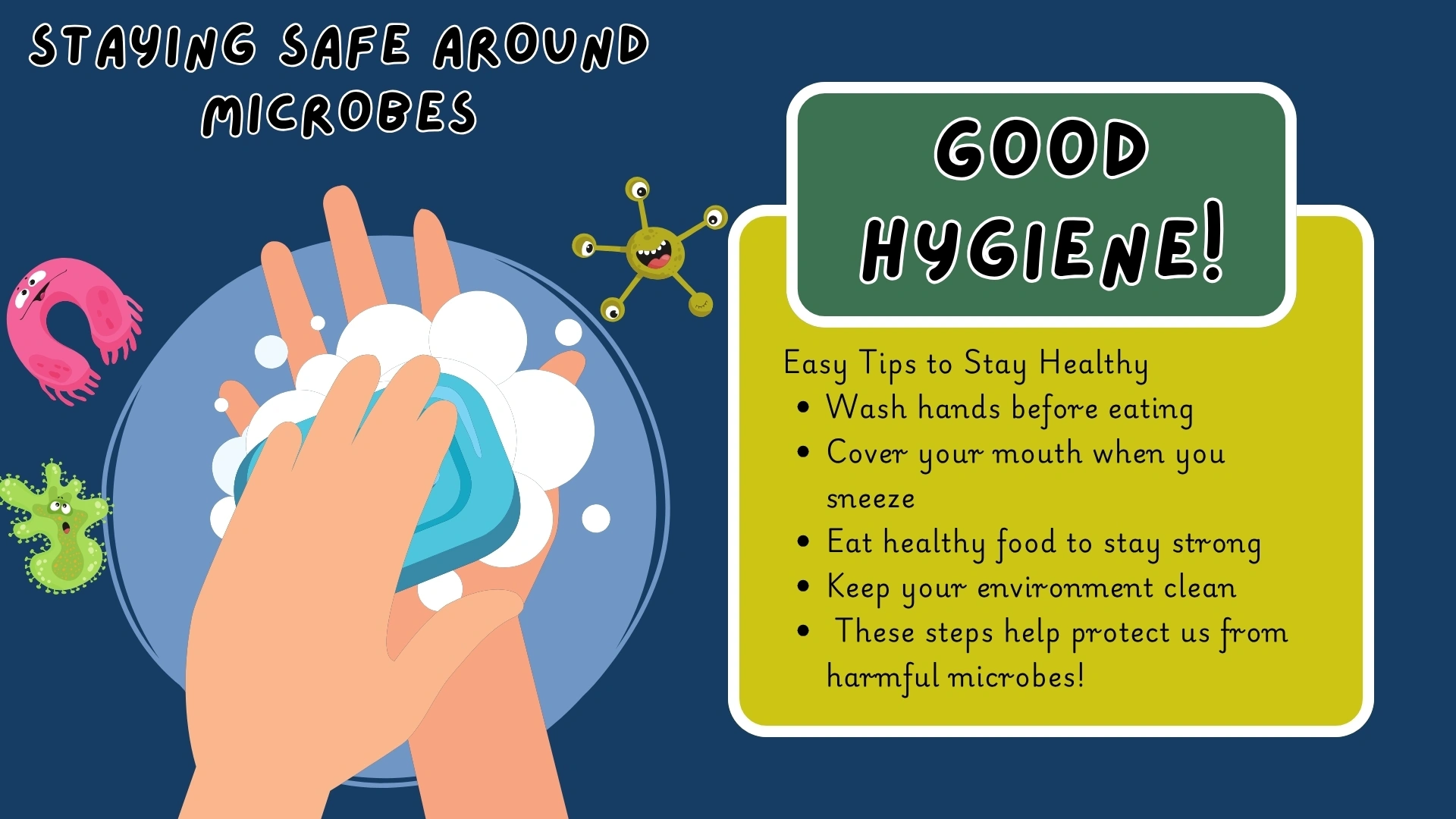 Staying Safe Around Microbes - Good Hygiene