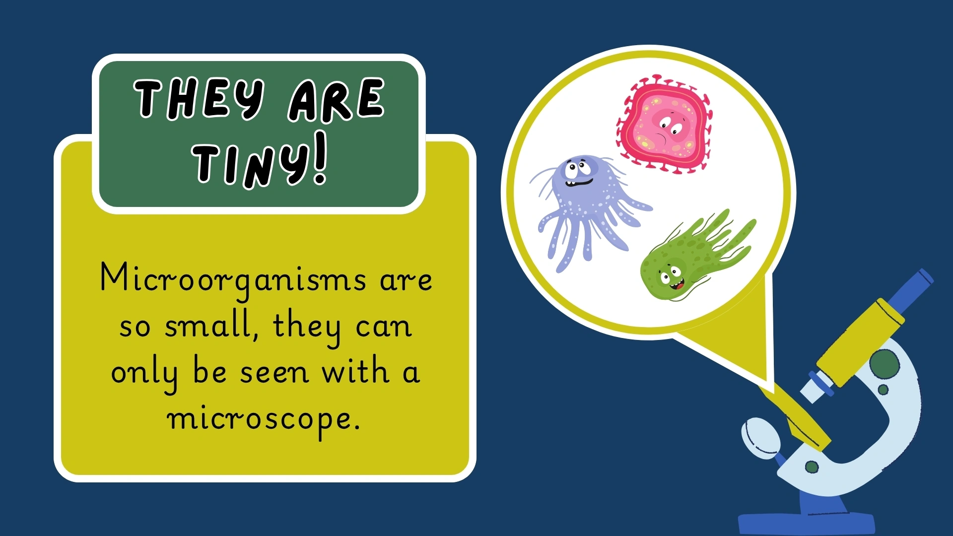 Microorganisms are Tiny