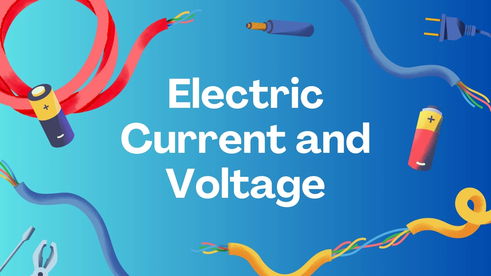 Electric Current and Voltage Title