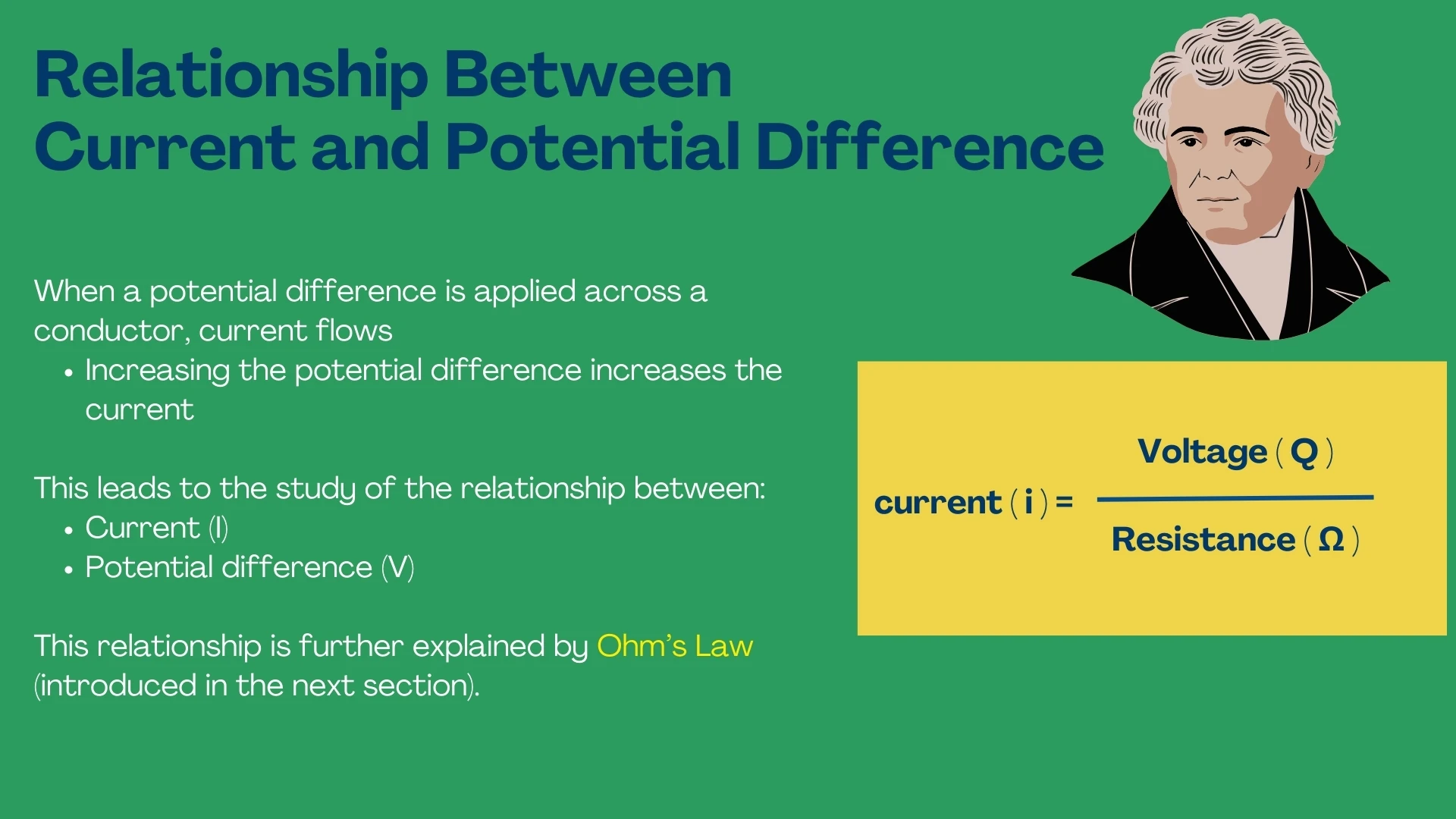 Relationship Between Current and Potential Difference