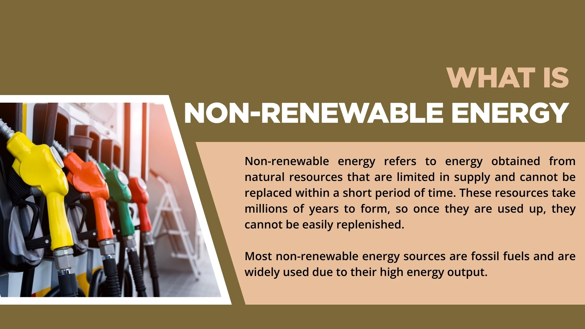 What is Non-Renewable Energy