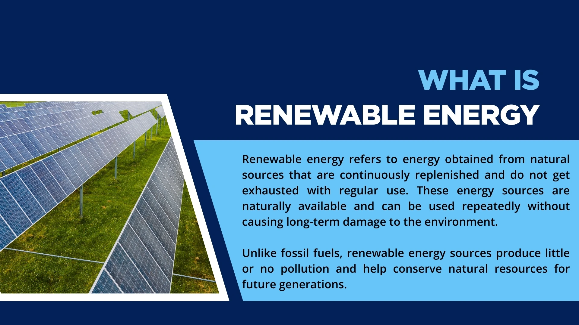 What is Renewable Energy