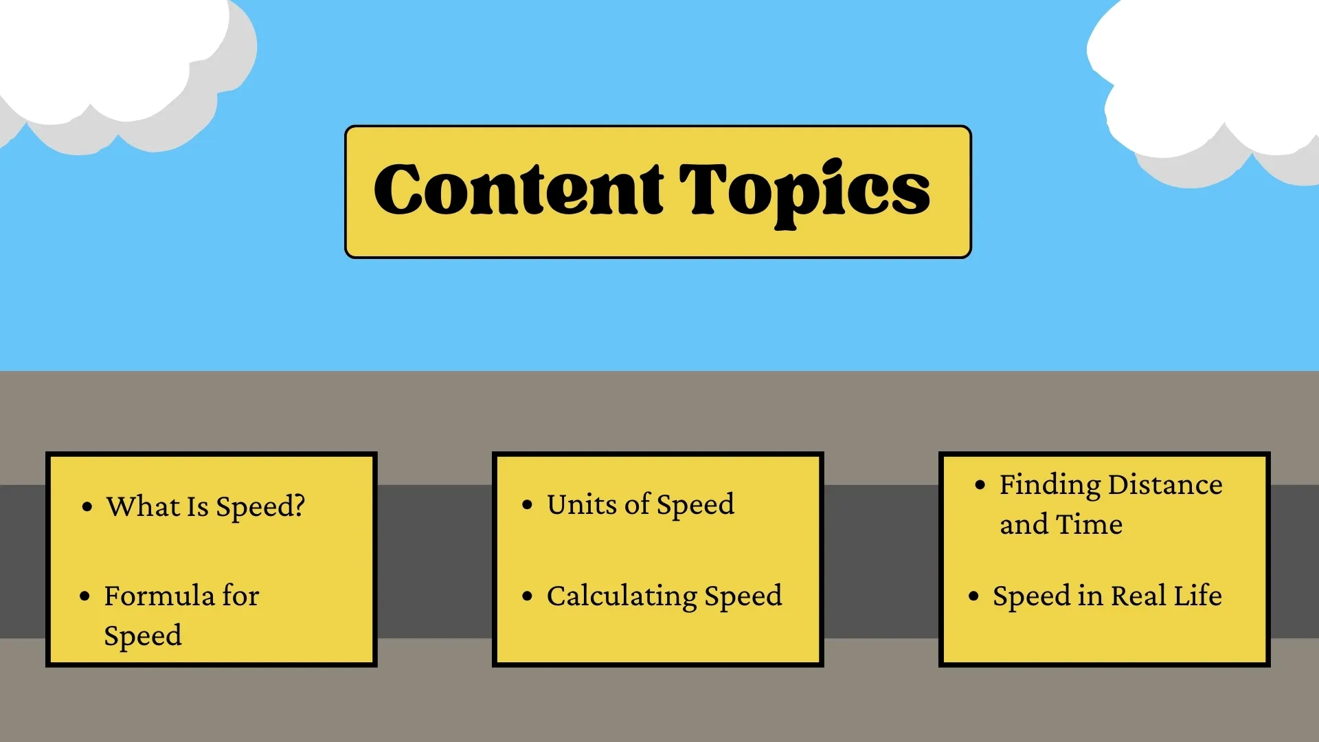 Content Topics